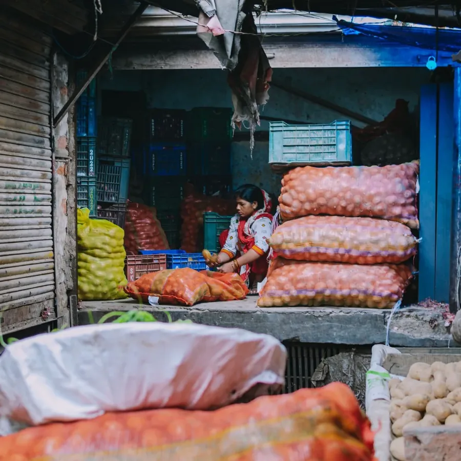 Kệ gạo và gia vị